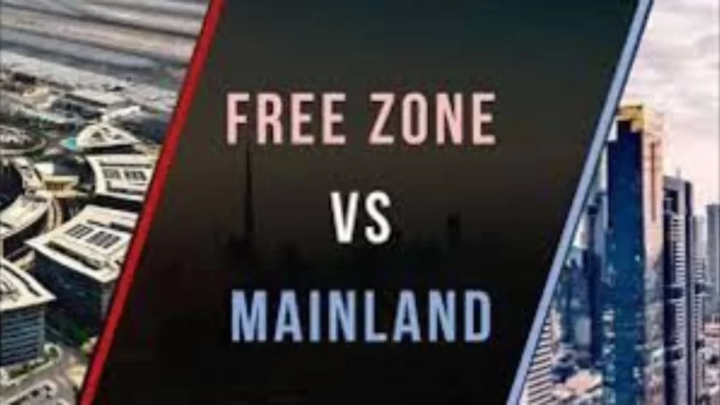 free zone & mainland, mainland licence dubai, free zone company formation